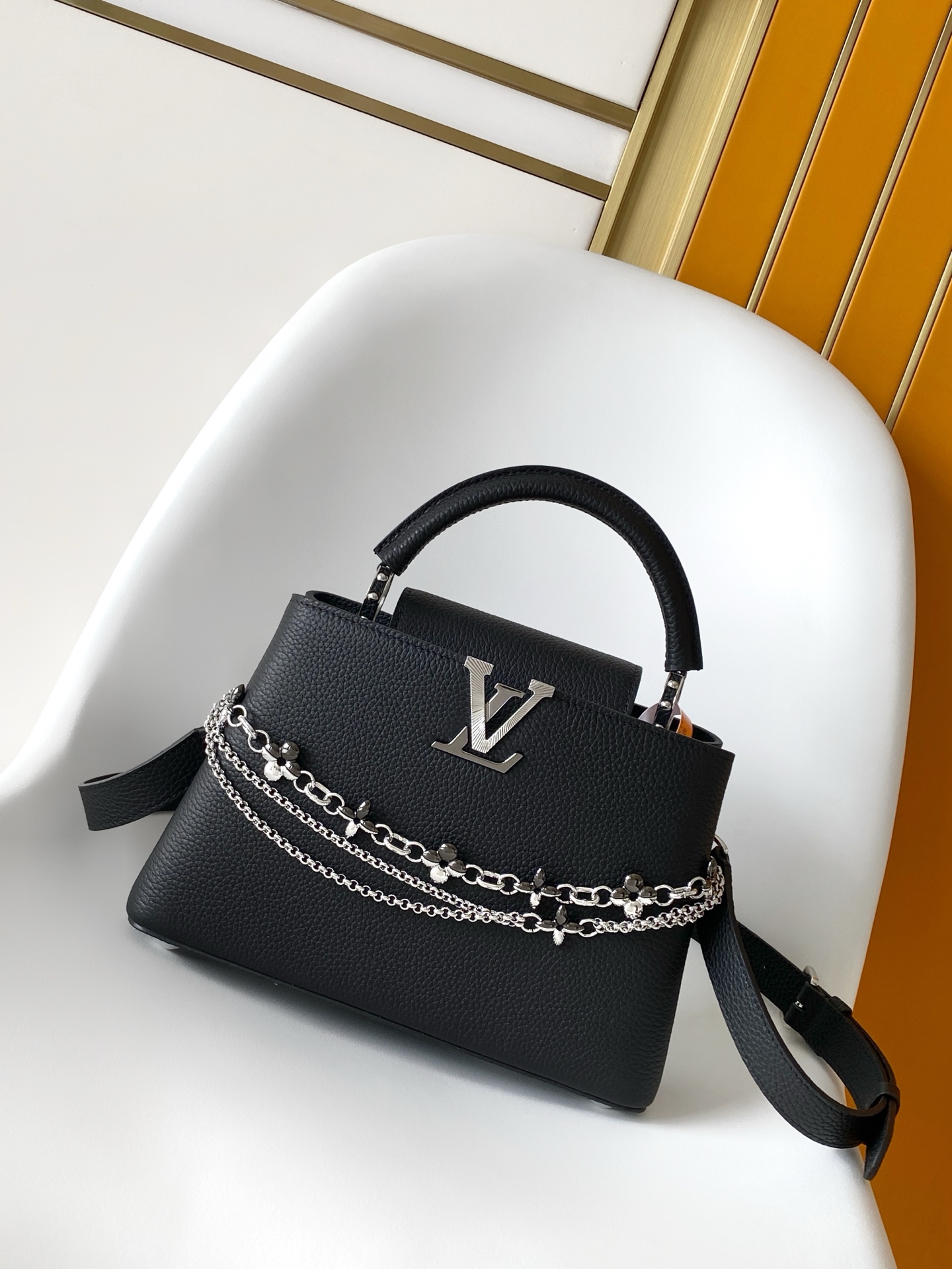 Louis Vuitton LV Classic Handbag Premium Canvas Model M24683 Detachable Strap Travel Ready Designer Bag